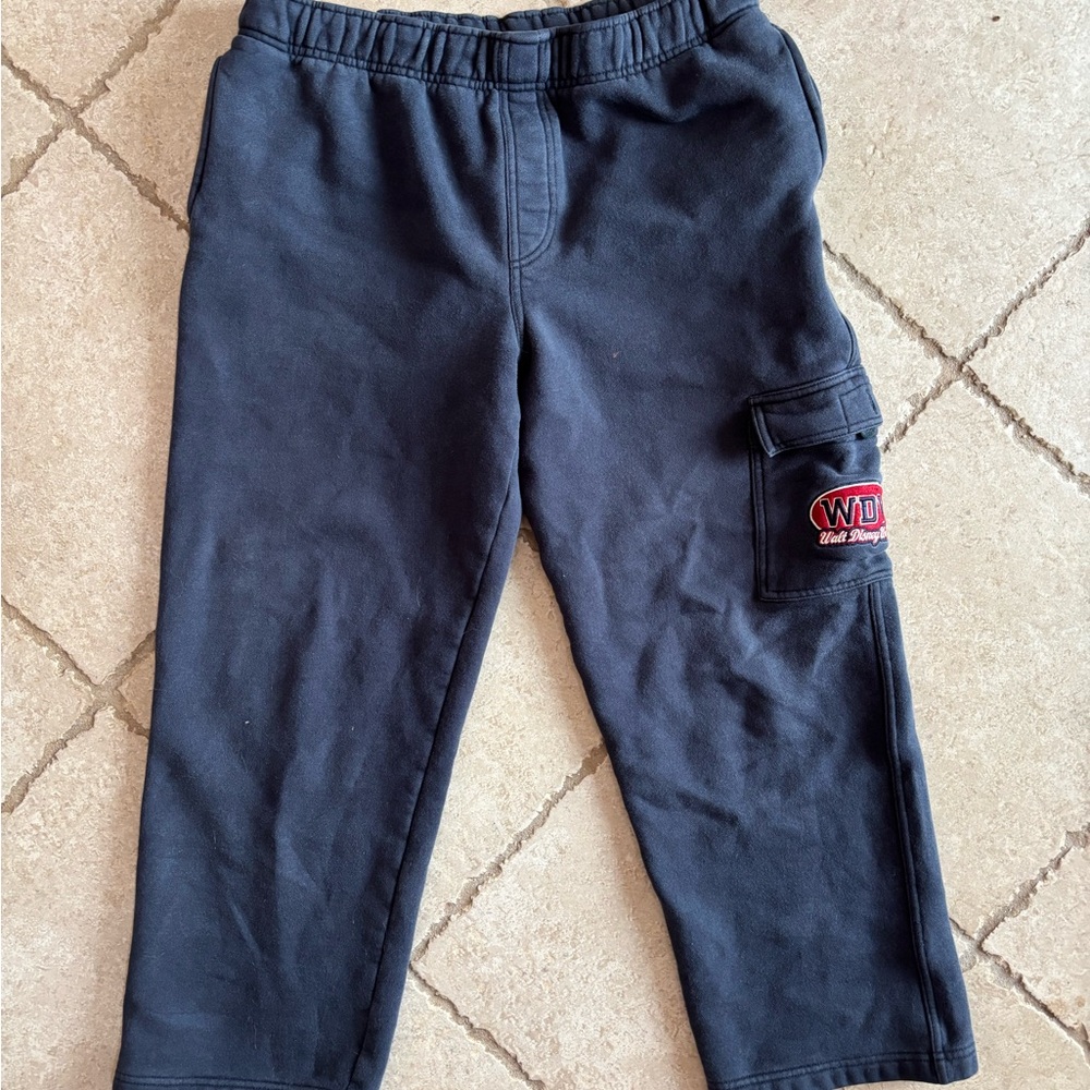 Disney Navy Blue Cargo Sweatpants